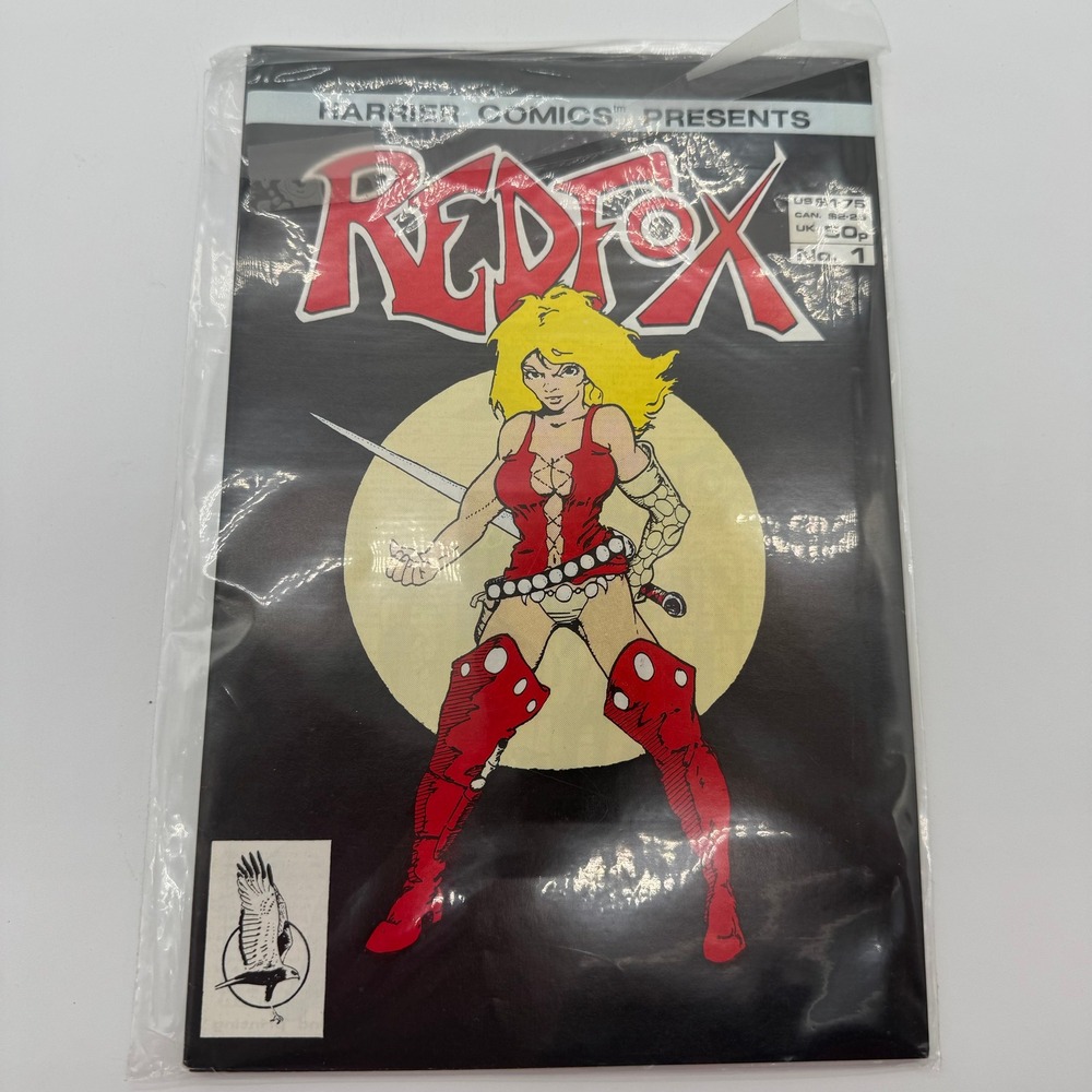 Redfox #1 Harrier Comics Presents UK Independent Copper Age Comic Book Bagged